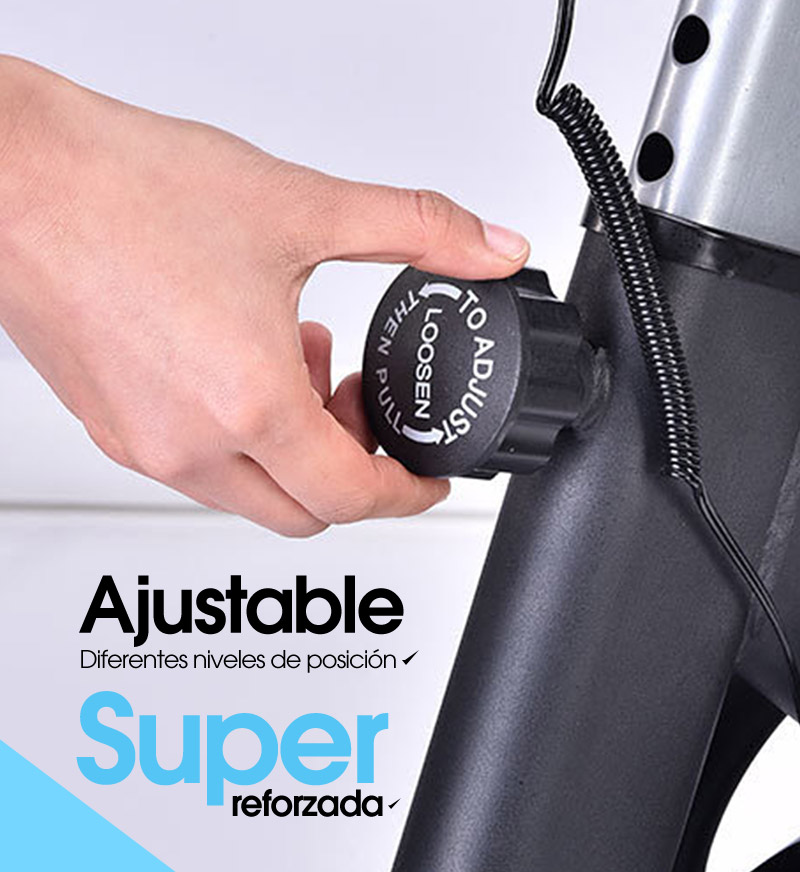 Bicicleta Spinning Shock Rider Profesional Con Amortiguador 30 Kgs y App Bluetooth