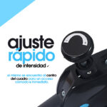 Bicicleta Spinning Shock Rider Profesional Con Amortiguador 30 Kgs y App Bluetooth