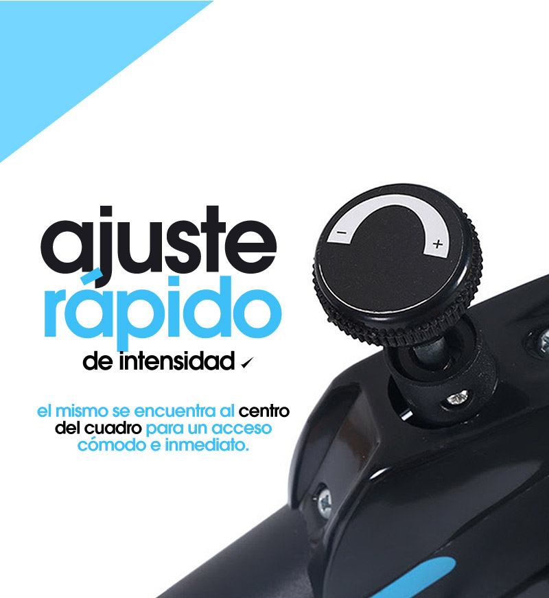 Bicicleta Spinning Shock Rider Profesional Con Amortiguador 30 Kgs y App Bluetooth