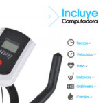 Bicicleta Spinning Shock Rider Profesional Con Amortiguador 30 Kgs y App Bluetooth