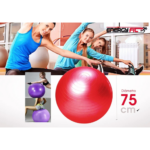 Pelota Pilates Yoga Esferodinamia Gimnasia 75 Cm + Inflador