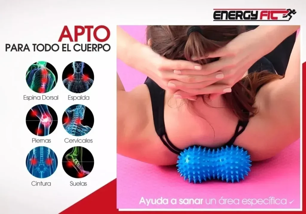 Pelota Masajes Pinches Estimulacion Maciza Texturada Dura