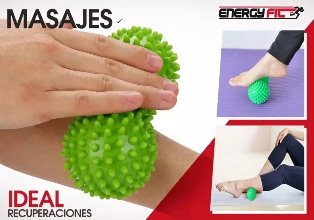 Pelota Masajes Pinches Estimulacion Maciza Texturada Dura