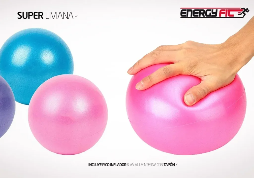 Pelota Pilates Yoga 25cm Gimnasia Ritmica Liviana Con Pico