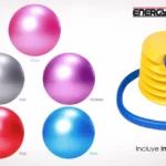 Pelota Pilates Yoga Esferodinamia Gimnasia 45 Cm + Inflador