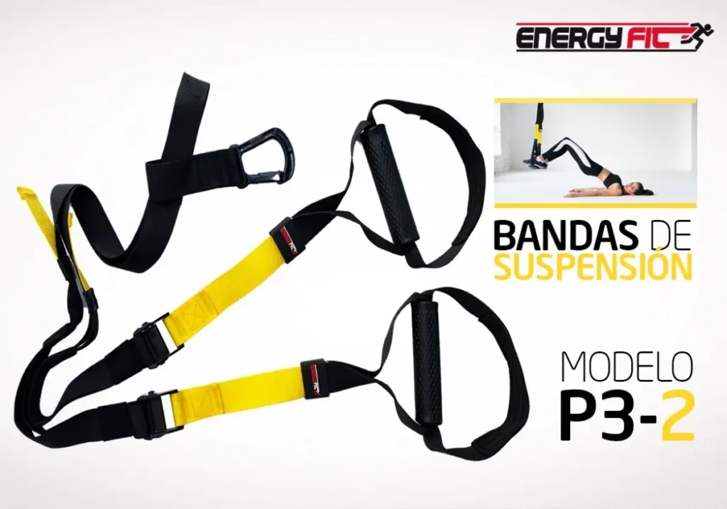 Banda De Suspension 300 Kgs Profesional Energy Fit Kit Bolso