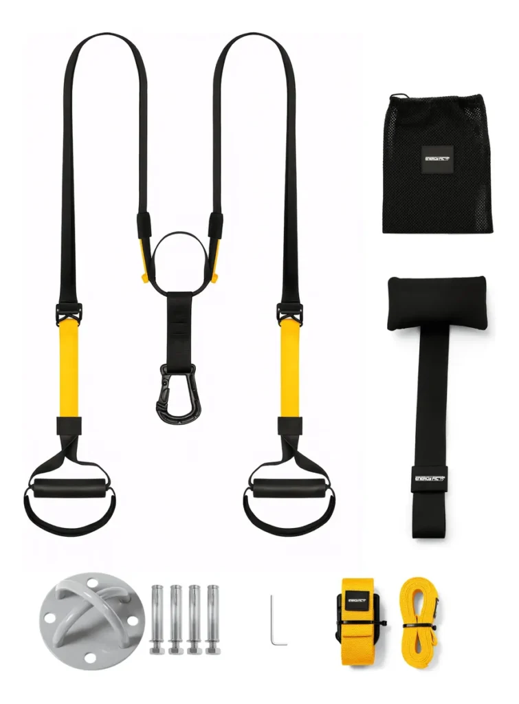 Banda De Suspension 300 Kgs Profesional Energy Fit Kit Bolso