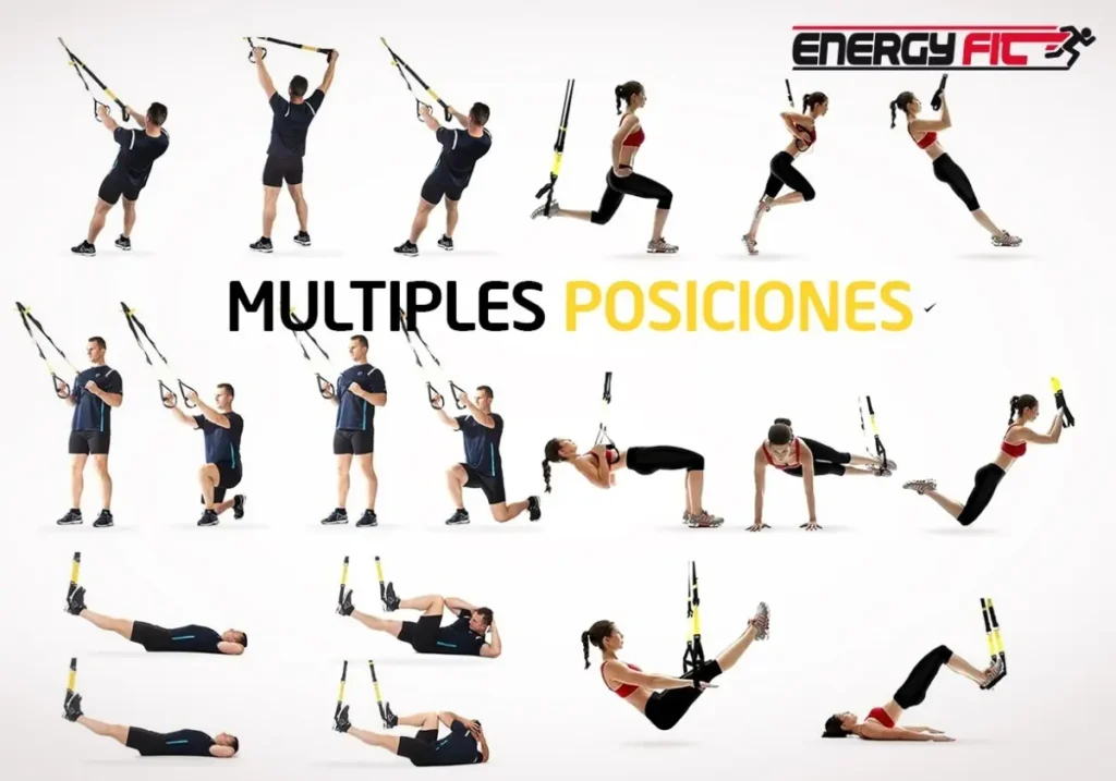Banda De Suspension 150 Kgs Profesional Energy Fit Kit Bolso