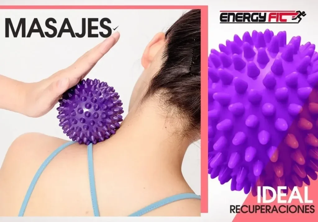 Kit Pelotas Masajes Con Pinches Estimulacion Macizas Textura