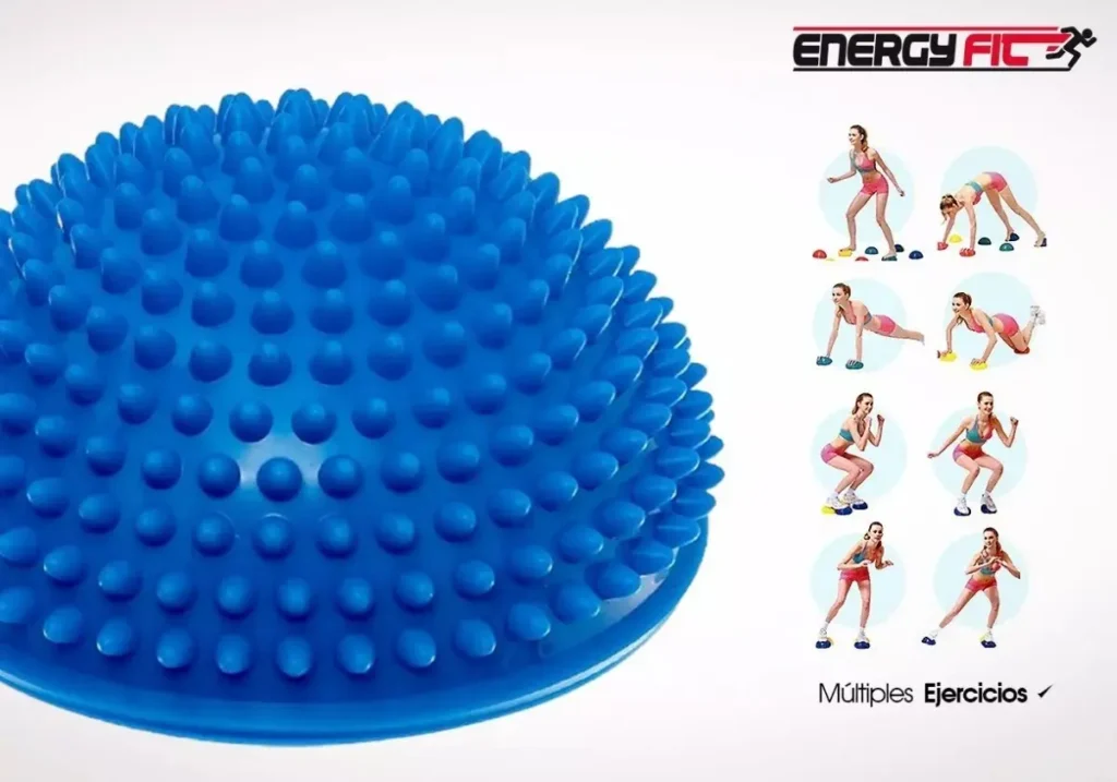 Mini Bosu Kinesiologia Kit 3 Unidades Semiesfera Equilibrio