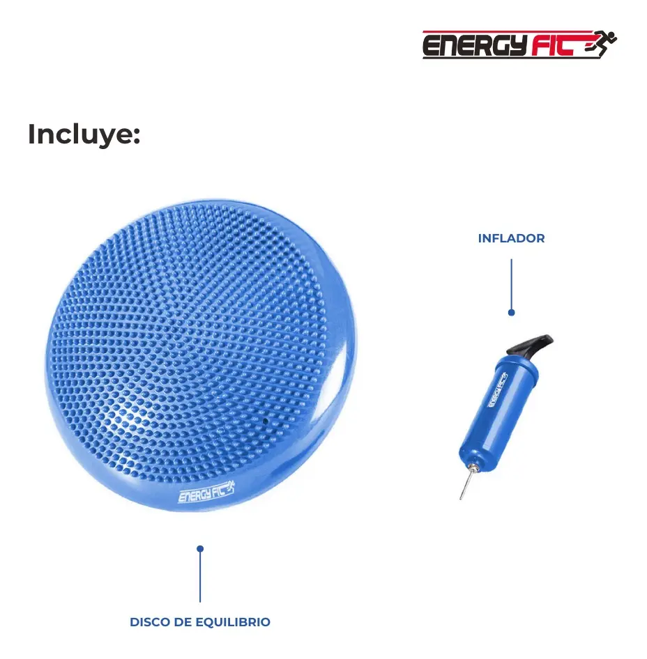 Disco Equilibrio Balance 34cm Bosu Propiocepcion + Inflador