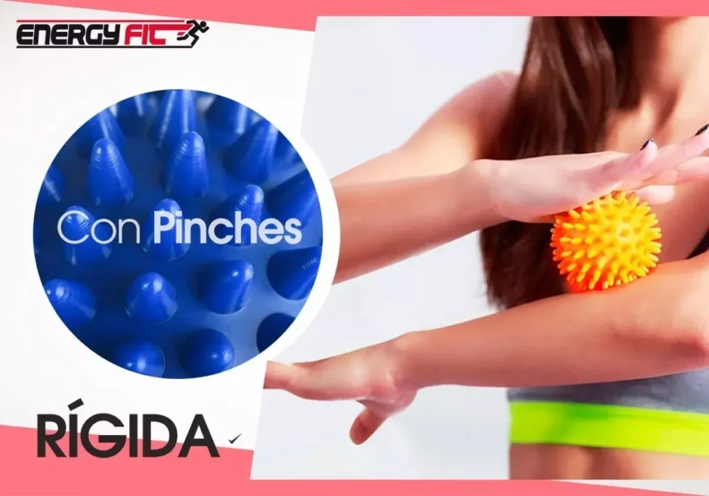 Kit Pelotas Masajes Con Pinches Estimulacion Macizas Textura