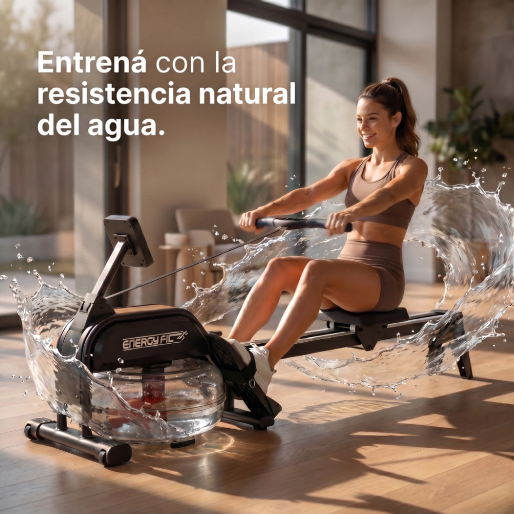 Maquina De Remo Simulador Profesional Acero Water System