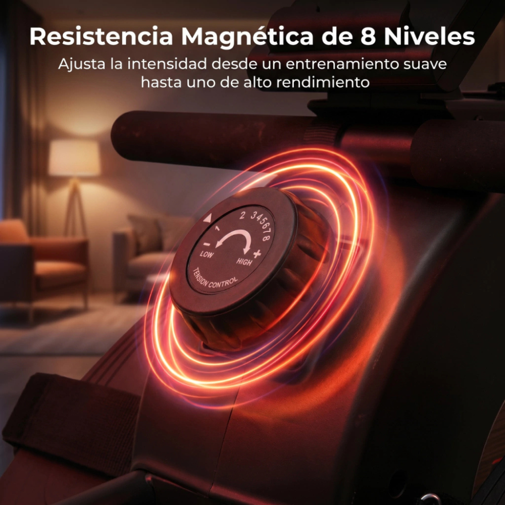 Maquina De Remo Simulador Profesional Acero Magnetico