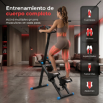 Escaladora Eliptica Maquina Manual Resistencia Stepper 150kg