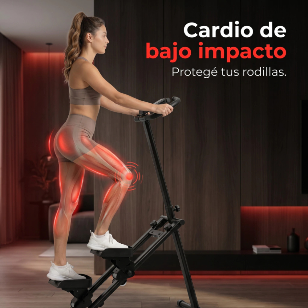 Escaladora Eliptica Maquina Manual Resistencia Stepper 150kg