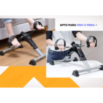 Bicicleta Pedalera Fija Rehabilitacion Piernas Plegable Lcd
