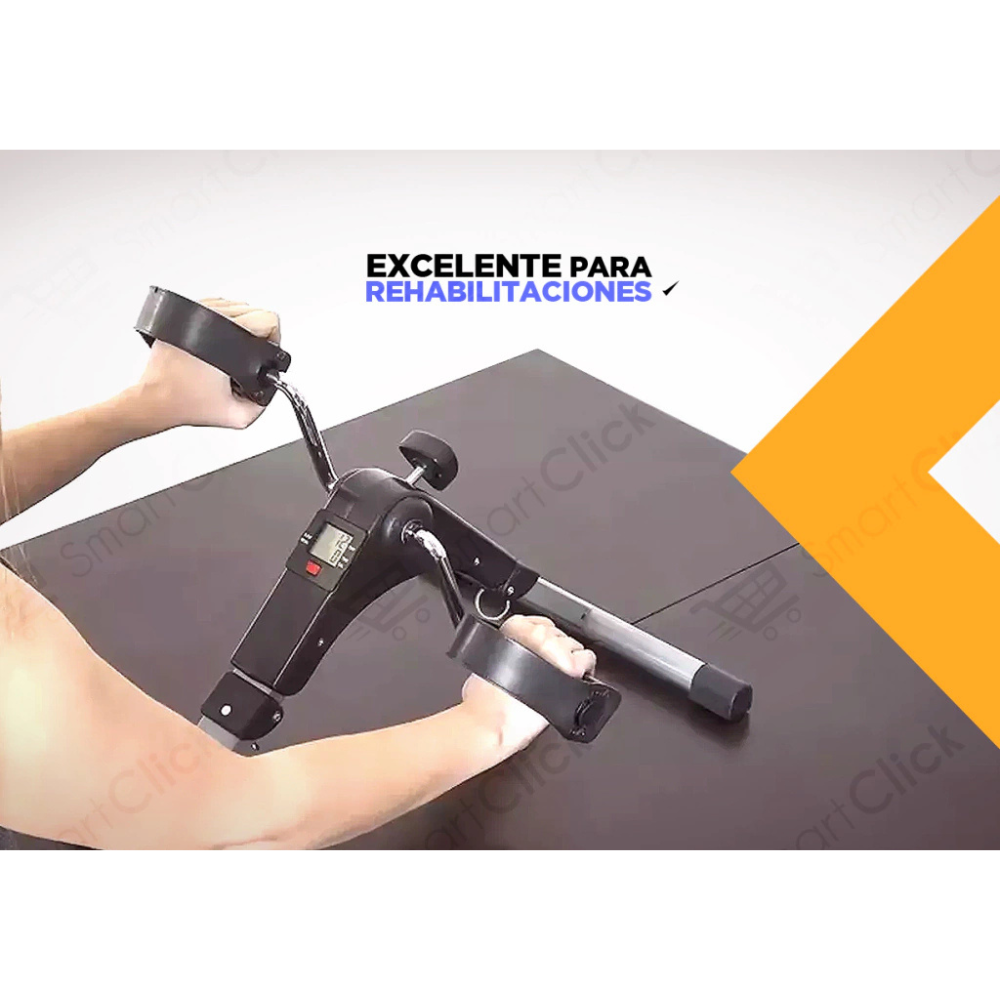 Bicicleta Pedalera Fija Rehabilitacion Piernas Plegable Lcd