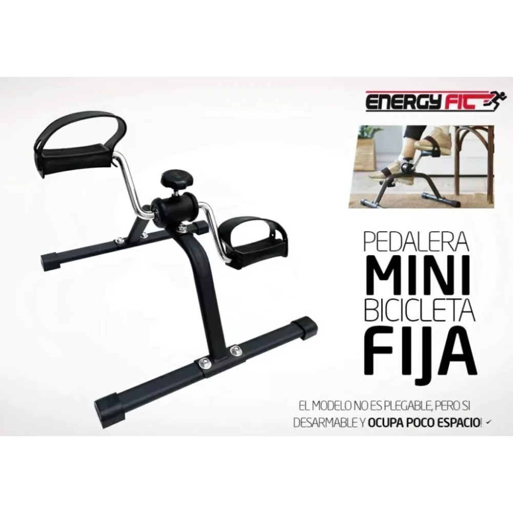 Bicicleta Fija Pedalera Rehabilita Piernas Y Brazos Plegable