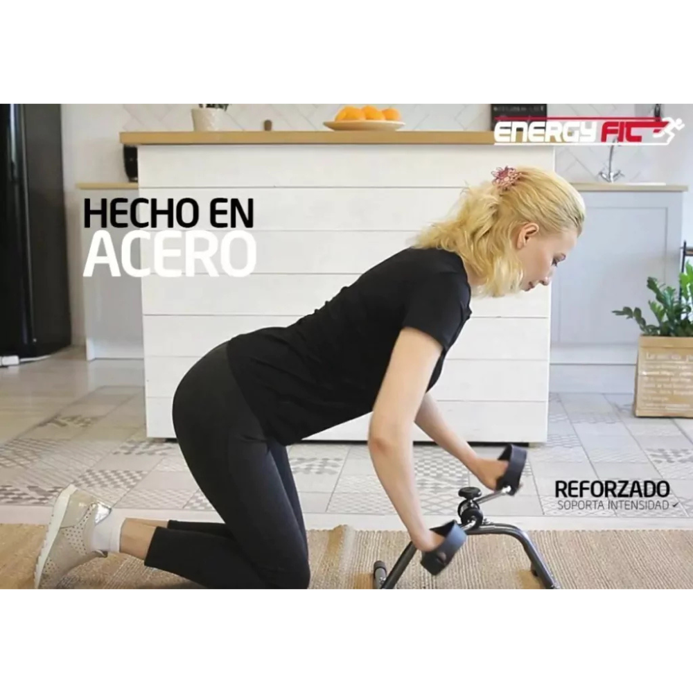 Bicicleta Fija Pedalera Rehabilita Piernas Y Brazos Plegable