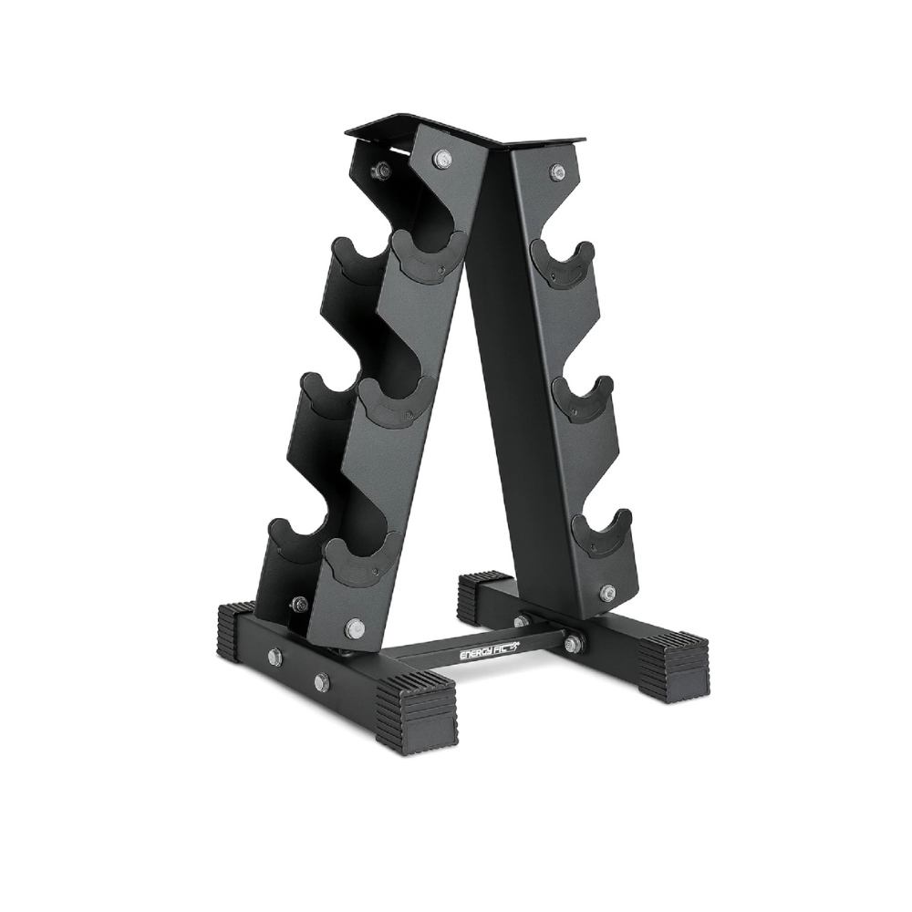 Rack Mancuernas Hexagonales Mancuernero Vertical Gym 3 Pares Negro
