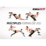 Banco Abdominales Curvo Plegable Regulable Reforzado Premium