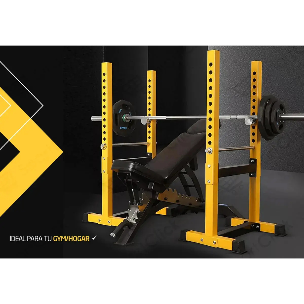 Soporte Para Banco De Pecho Rack Gym Profesional Heavy Duty