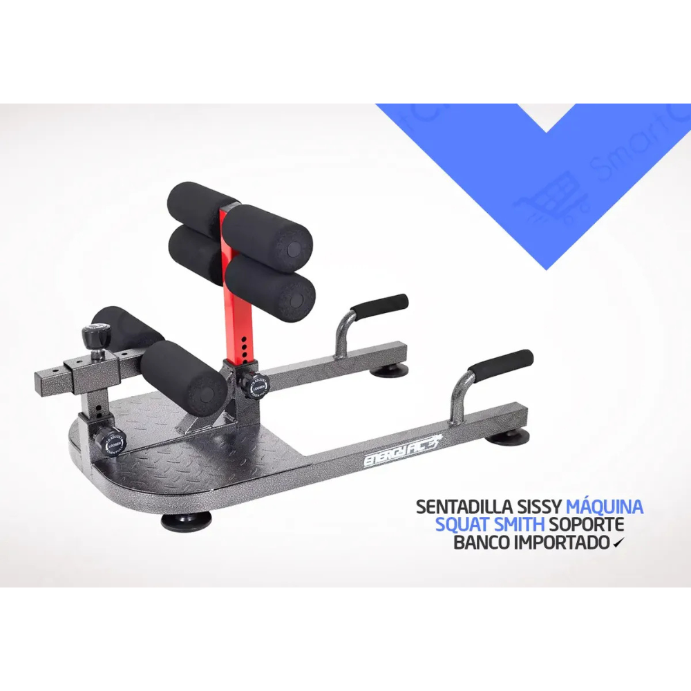 Sentadilla Sissy Maquina Squat Smith Soporte Banco Importado