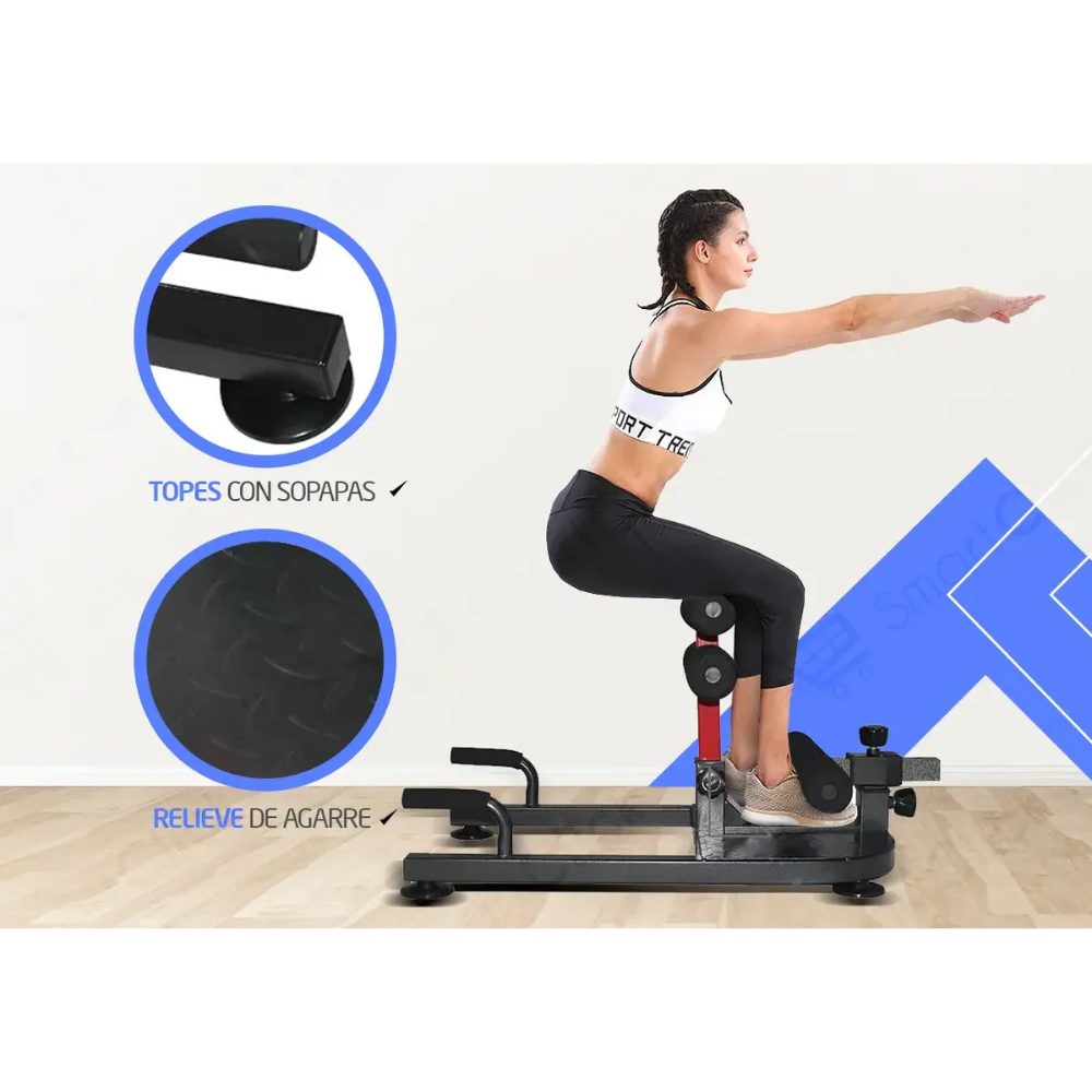 Sentadilla Sissy Maquina Squat Smith Soporte Banco Importado