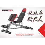 Banco De Pecho Plano Regulable Scott Biceps Lumbares Abs Gym