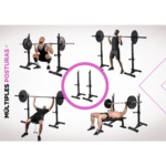 Rack Sentadillas Soporte Gym Pecho Squat Hombros Regulable