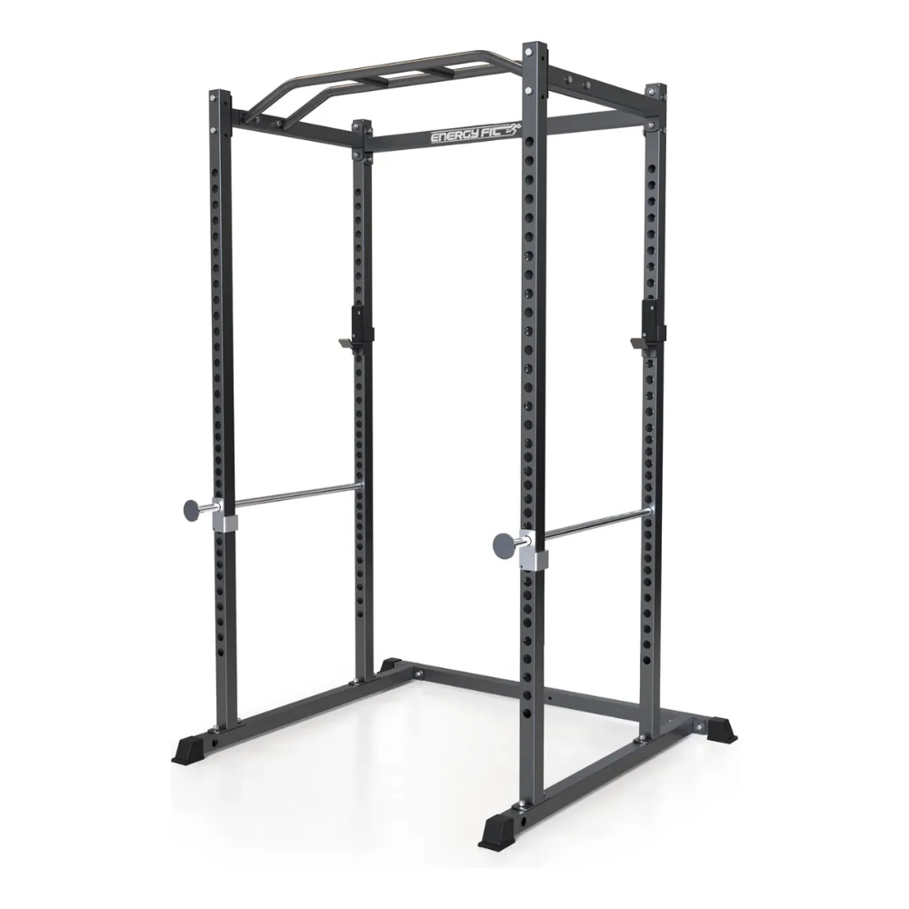 Rack Sentadillas Jaula Potencia Soporte Barra Regulable Gym