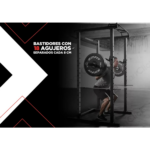 Rack Sentadillas Jaula Potencia Soporte Barra Regulable Gym