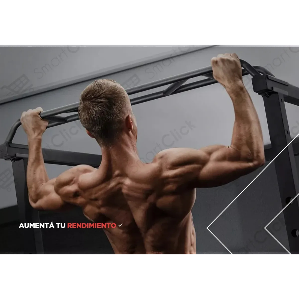 Rack Sentadillas Jaula Potencia Soporte Barra Regulable Gym