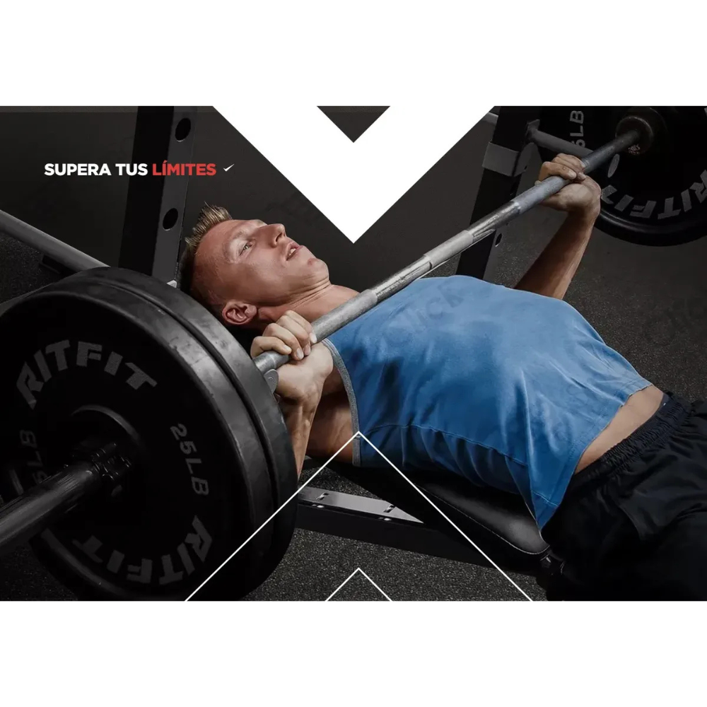 Rack Sentadillas Jaula Potencia Soporte Barra Regulable Gym
