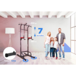 Multigimnasio Barra Dominadas Fondos Abdominales Flexiones Negro