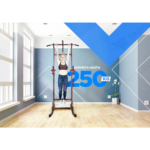 Multigimnasio Barra Dominadas Fondos Abdominales Flexiones Negro