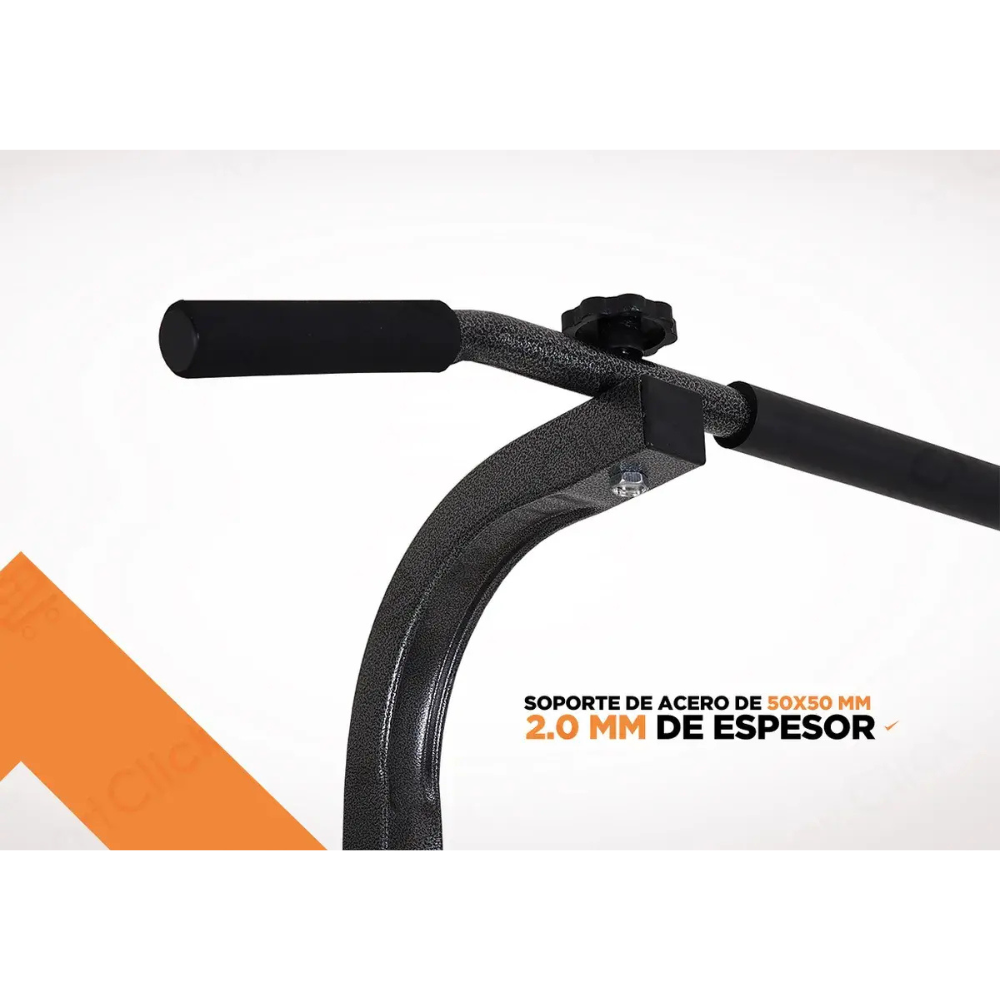 Multigimnasio Barra Dominadas Fondos Abdominales Flexiones Negro