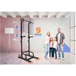 Multigimnasio Barra Dominadas Fondos Abdominales Flexiones Negro
