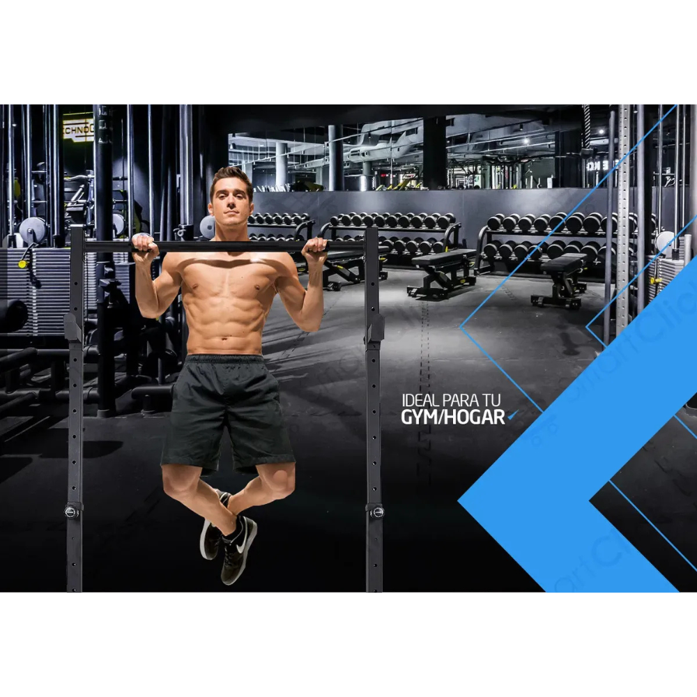 Rack Sentadillas Soporte Gym Pecho Squat Hombros Regulable