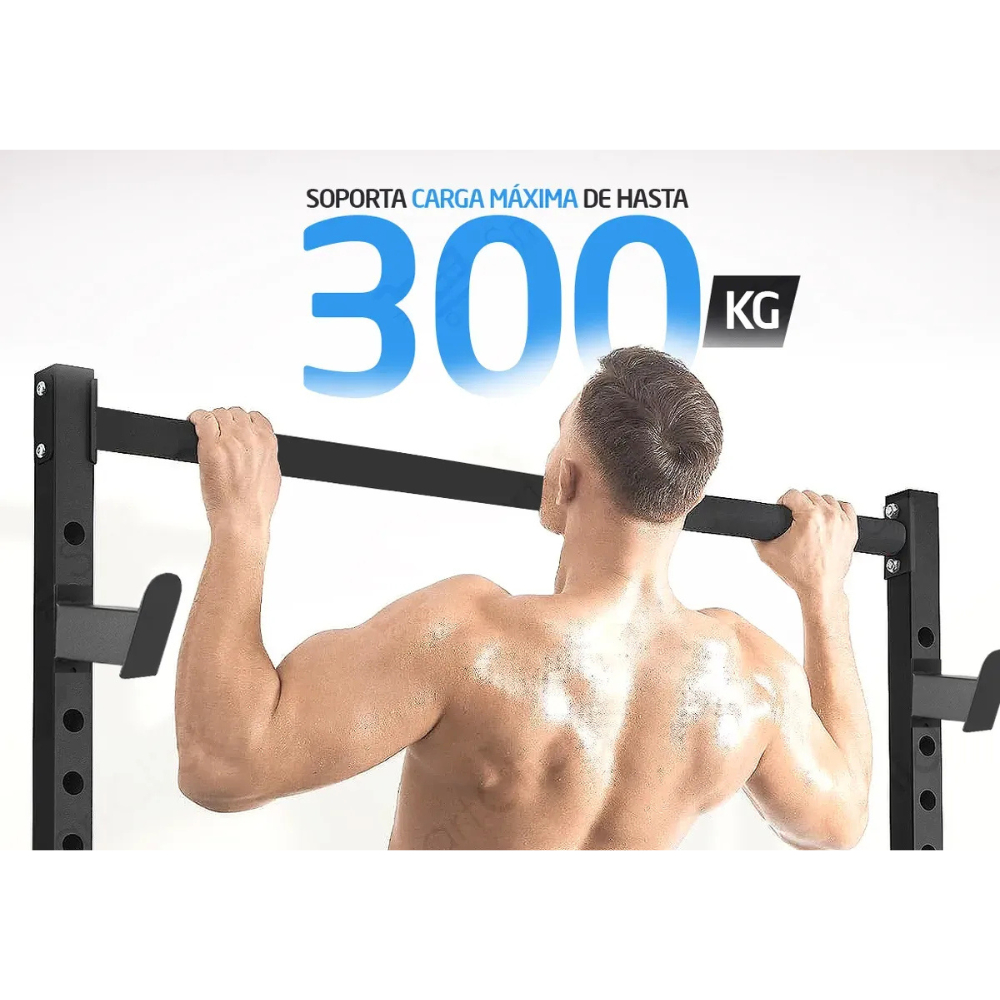Rack Sentadillas Soporte Gym Pecho Squat Hombros Regulable