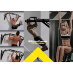 Barra Dominadas Pared Crossfit Multi Agarre 500k Ganchos Energy Fit