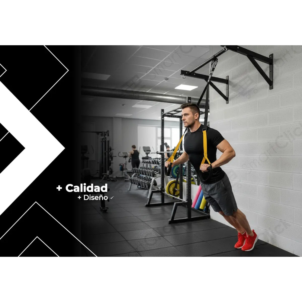 Barra Dominadas Crossfit Pull Up Reforzada Profesional 121cm