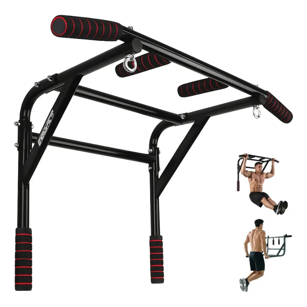 Barra Dominadas Pared Desmontable 2 En 1 Paralelas Gimnasio Energy Fit