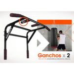 Barra Dominadas Pared Desmontable 2 En 1 Paralelas Gimnasio Energy Fit