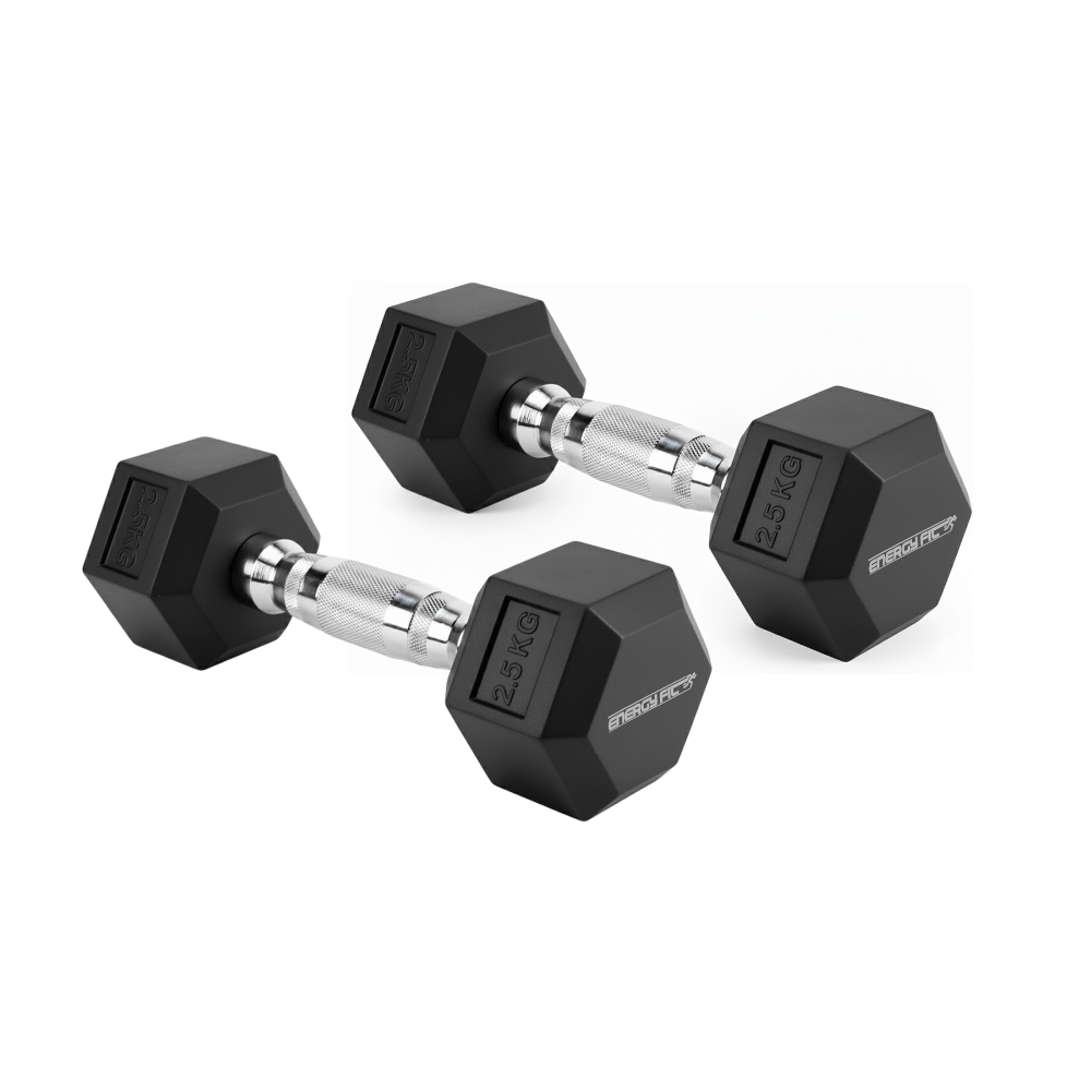 Mancuernas Hexagonales Engomadas Fundicion X PAR
