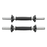 Mancuernas Set Kit Pesas Para Discos Cromadas Con Kit Rosca