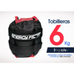 Pesas Tobilleras Par 6kg Deportivas Piernas Tobillos Fitness