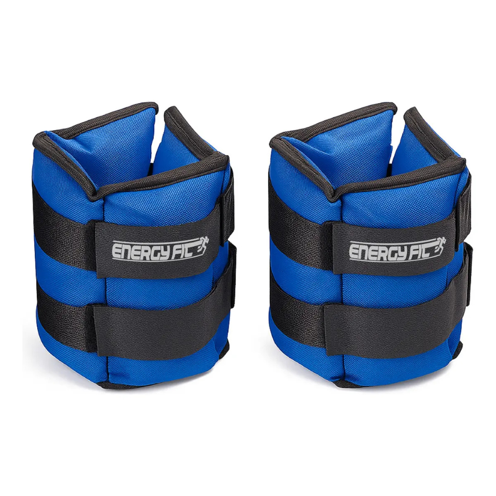 Pesas Tobilleras Par 4kg Deportivas Piernas Tobillos Fitness Energy Fit