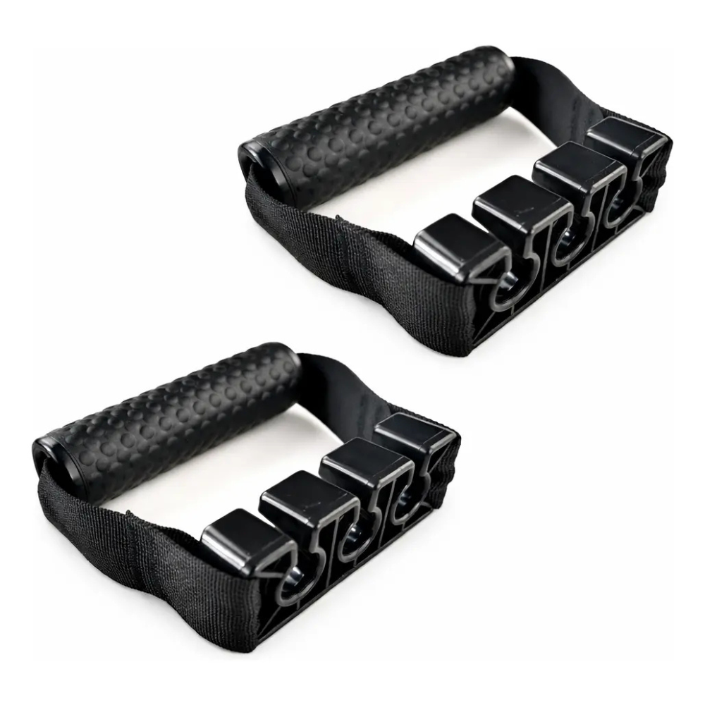 Manijas Poleas Gimnasio Agarre Elasticos Precio Por Par